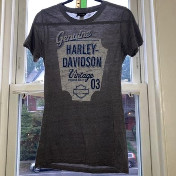 Vintage Harley Davidson Burn Out T-shirt - Picture 1 of 8